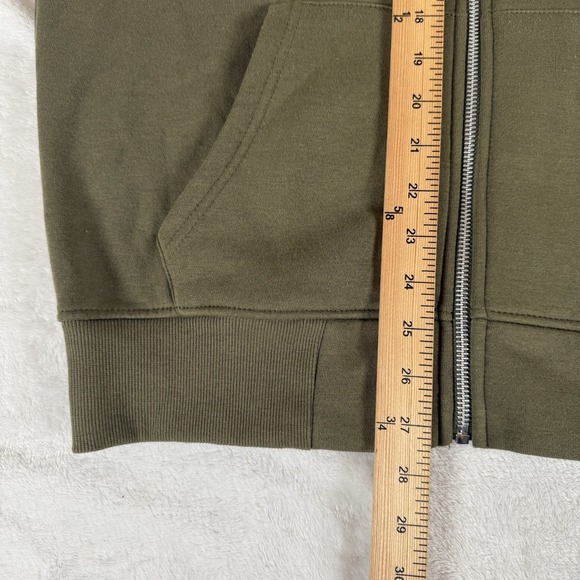 True Religion Core Zip Up Hoodie Men's Medium Kalamata Green Buddha New $119 - Picture 7 of 9